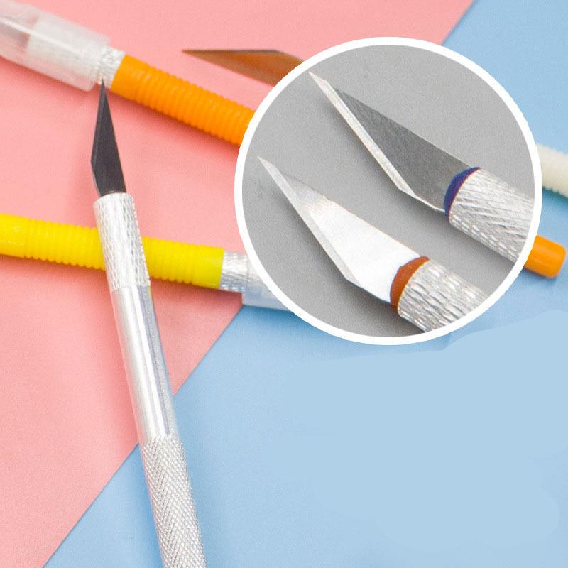 1pc Cutter Knife Art Utility Knife Pen Sword Cut Stickers Scrapbooking Cutting Tool Hand Account Sword School Supplies DIY Craft