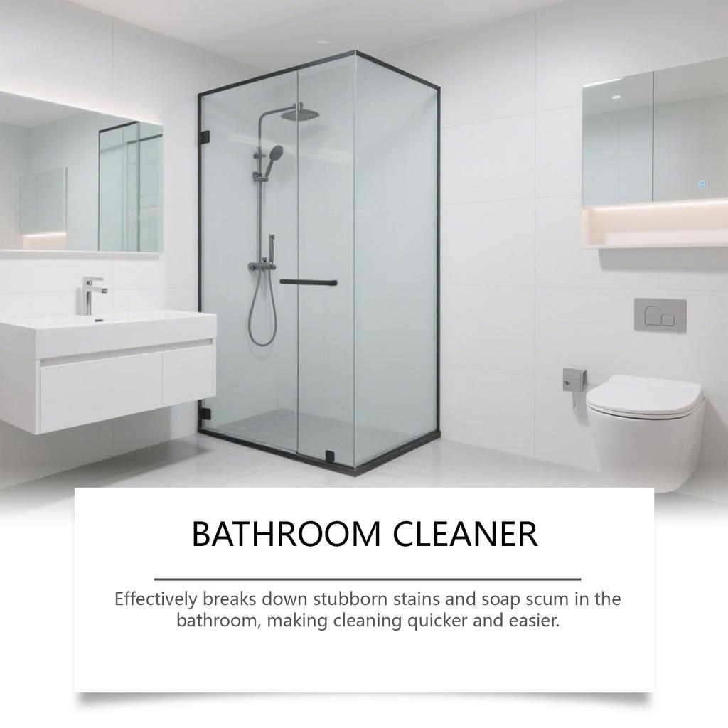 Bathroom Cleaner, Descaling And Stain Remover, Household Multi-functional Cleaning Without Damaging Tile Walls,237ml