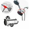 ABS Fix Bracket 3-Way Valve Sprayer Arm Mount ShowerHead Diverter Bathroom Shower Diverter Valve Water Tap Adapter Connector