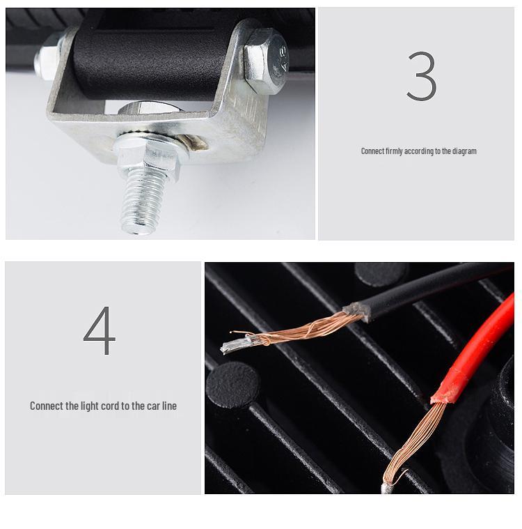 Super Bright LED Headlights for Electric Vehicles & Motorcycles, High/Low Beam, 12V