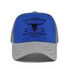 Huangshi Unisex Mesh Baseball Cap - Silk Screen Printed, Washed, Breathable Sun Hat
