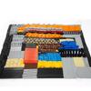 TEESE 884pcs Technic Axle Pin Chain Link Connector Brick Set, Compatible with Lego Technic Parts, for MOC Technic Projects Bulk Blocks (Random Color)