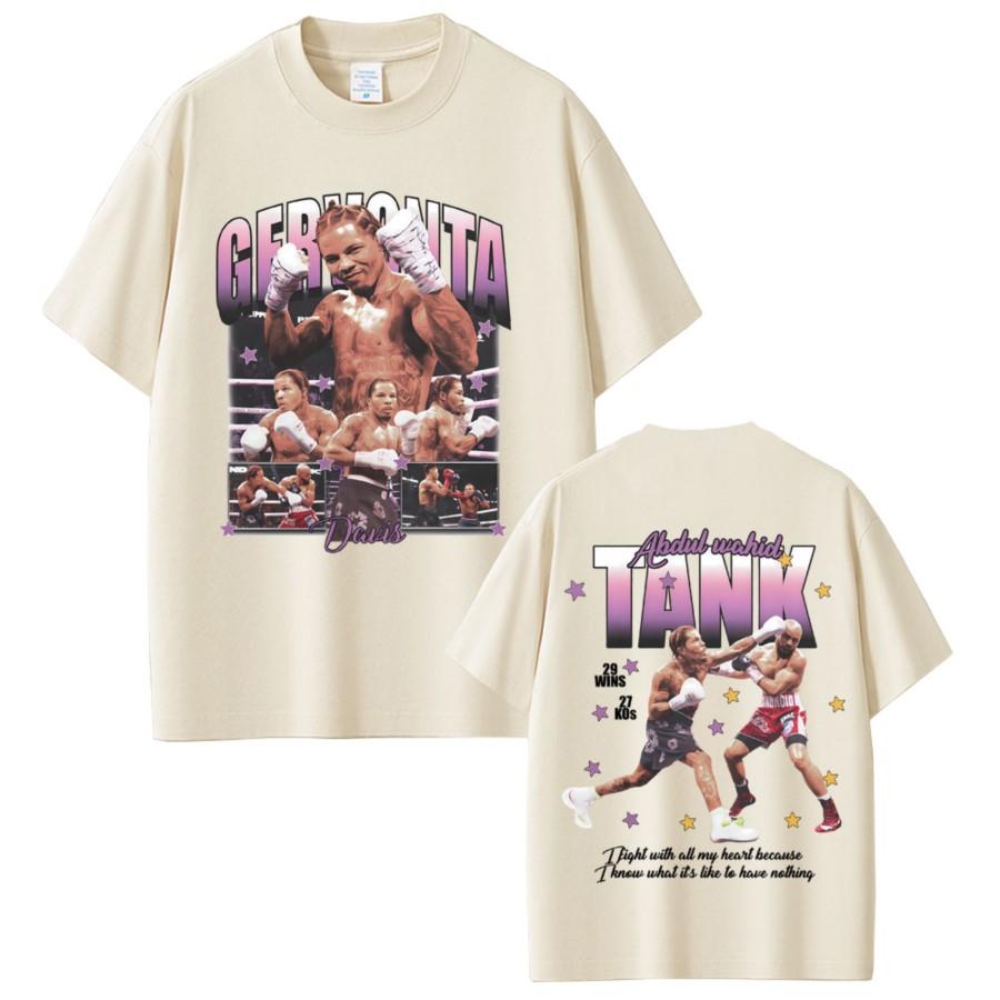 

Gervonta Davis Graphic Print T shirt for Unisex Women Hiphop Streetwear Oversized Tops 100 Cotton TShirt 0821 S
