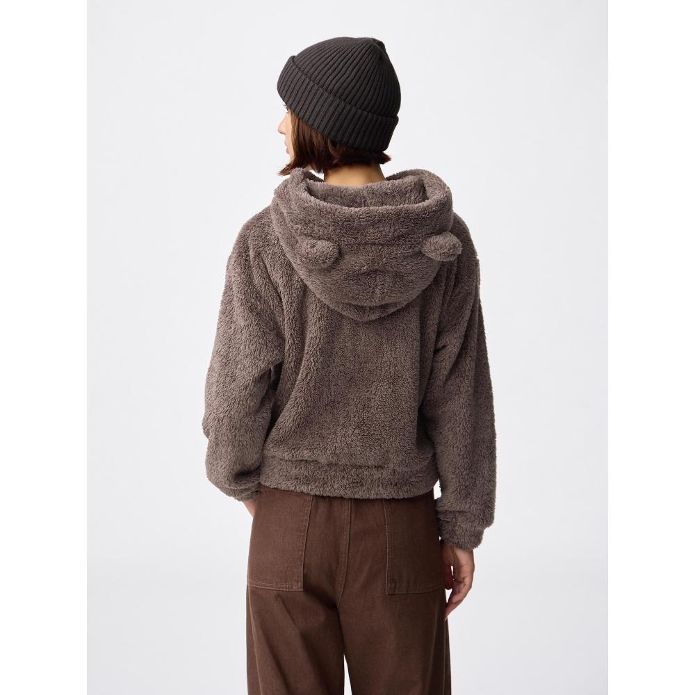 Gu By Uniqlo Marshmallow Full Zip Parka  Bear 