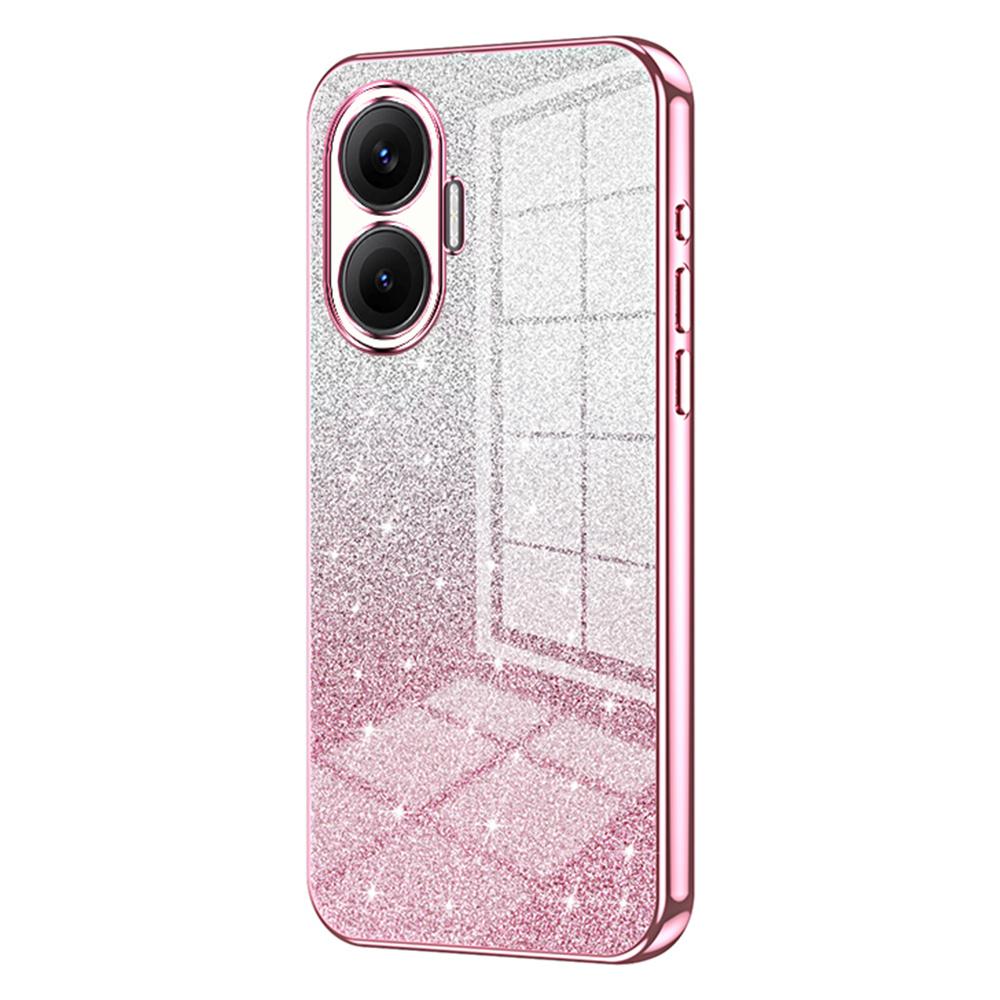 For Xiaomi Redmi Turbo 4 Pro 5G/Poco F7 5G Case Electroplating Gradient Glitter TPU Phone Cover
