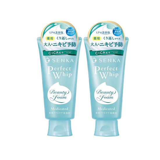 SENKA Perfect Whip Acne Care Face Wash 120g X2