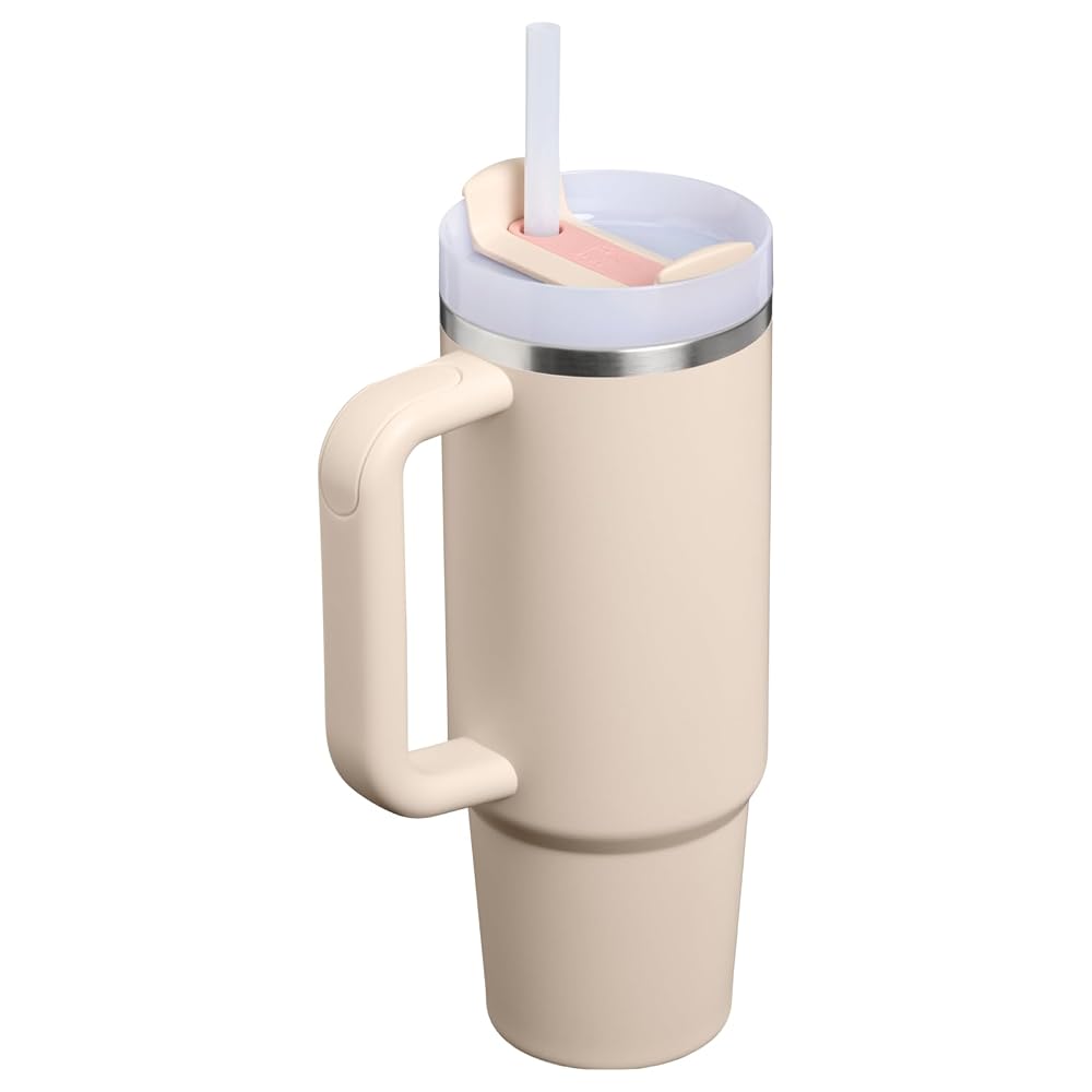 Stanley 1913 Quencher H2O Flowstate Vacuum Insulated Tumbler Champagne 30 oz 0.89 L