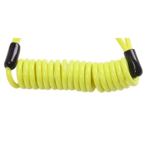 120cm Motorcycle Motorbike Safety Disc Brake Lock Spring Reminder Cable Coil