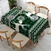 Stylish Green And Black Tableclothkitchen Restaurant Tablecloth Outdoor Picnic Tablecloth Holiday Party Decoration