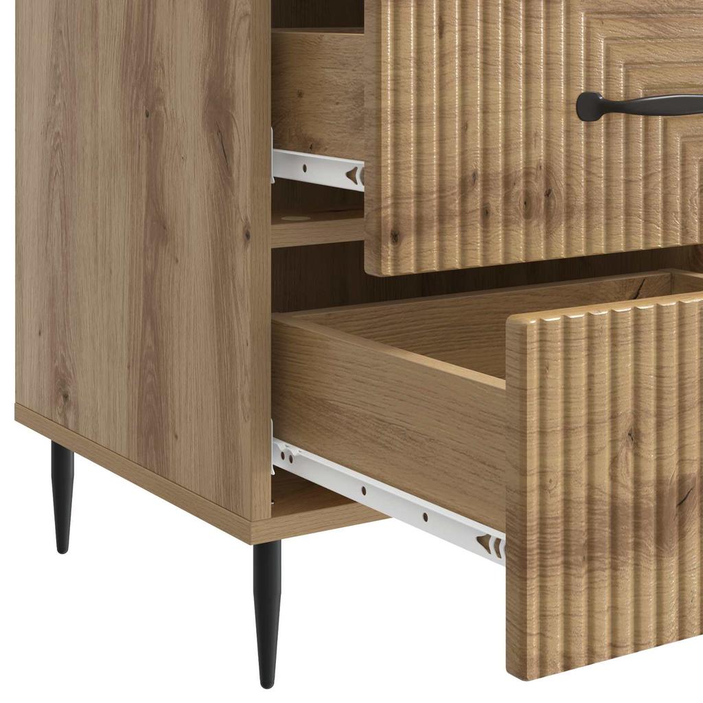 Nightstand Artisan Oak 43 x 41 x 66.5 cm Particleboard
