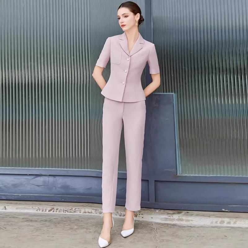 Elegant Retro Fishtail Skirt and Suit Collar Two-Piece Set