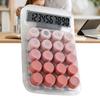 Cute Desktop Calculator Mechanical Clear Digital Display Simple Basic Desk Calculators for Business Office Supplies Pink