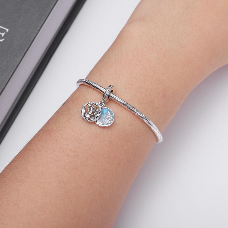 Charms Bead Copper Forest Bunny Dangle Fit Bangle Bracelet Necklace Diy Jewelry