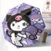 1pc Kuromi Automatic Opening and Closing Umbrella, Lightweight 3-Fold, With Cute Cartoon Characters, Suitable for Home, Outdoor and Daily Use, Lively