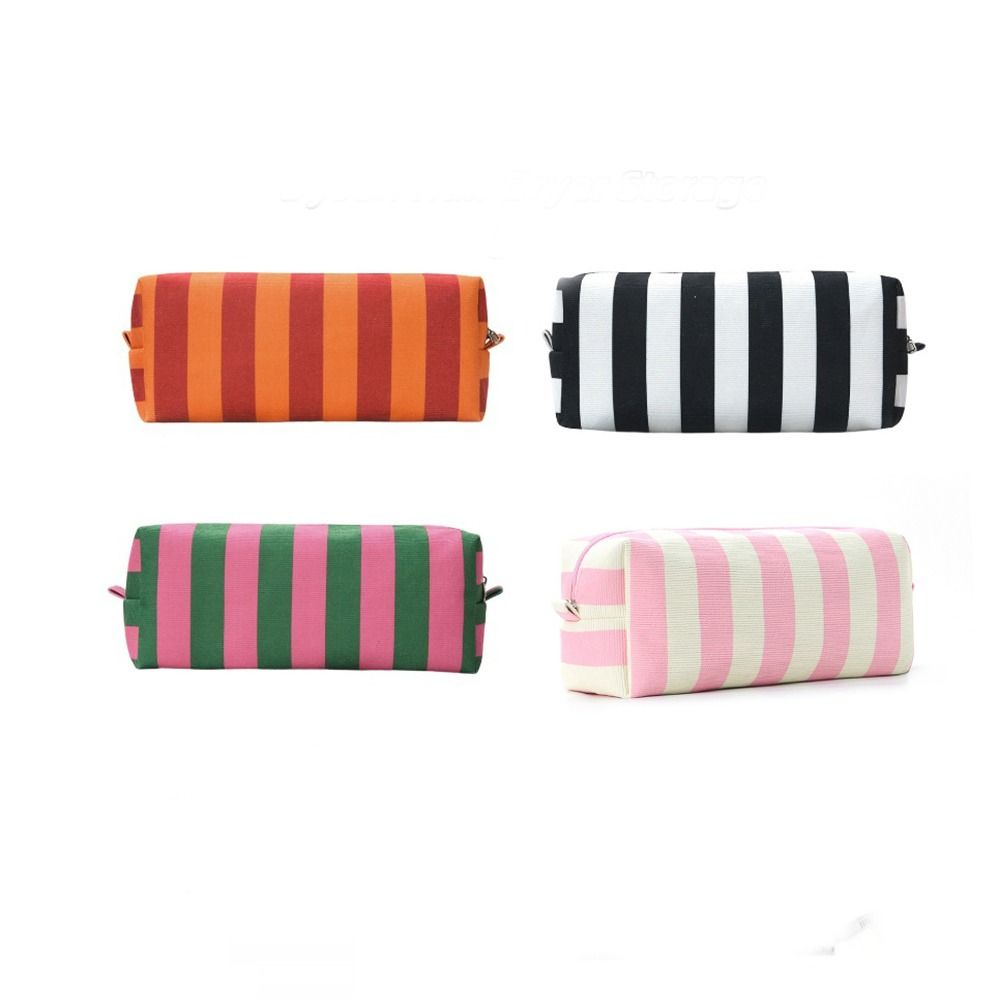 Dustproof Hair Dryer Storage Bag Stripe Cosmetic Bag Curler Storage Bag  Hair Tools Storage