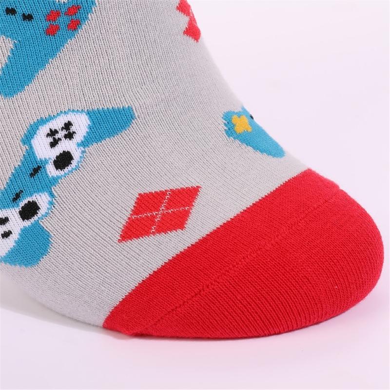 1 Pair Novelty Pattern Warm Stockings Autumn Winter Cozy Crew Socks Warm Socks Cotton Middle Tube Socks Men Women Gifts