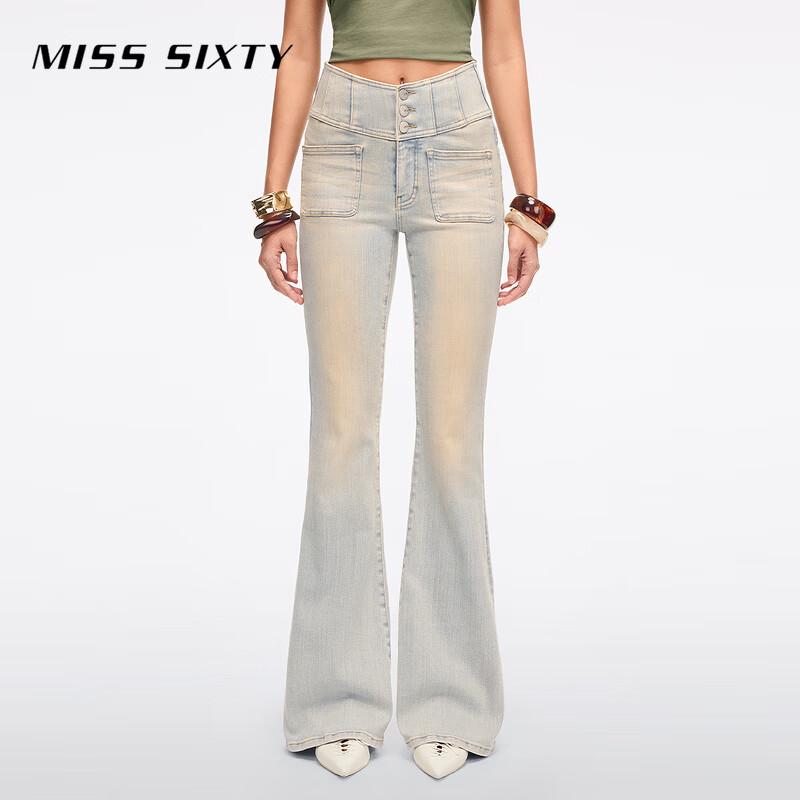 

MISS SIXTY Women s High-Waist Flared Jeans 27