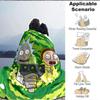 1pc Rick and Morty Blanket Lightweight Flannel Throw For Sofa, Bed, Travel, Camping, Livingroom, Office, Couch, Chair, And Bed