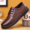 Fashion Handmade Man Casual Sports Shoes for Men Leather Breathable Business Shoe Mens Comfortable Flat Lightweight Men's Walking Shoes