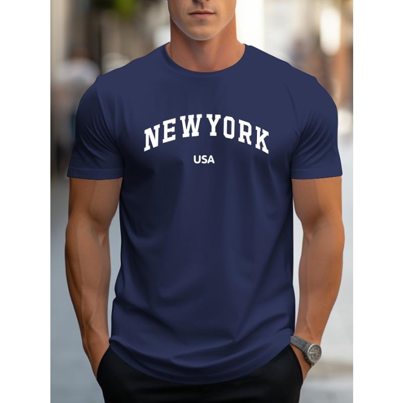 Pánské tričko s krátkým rukávem s kulatým výstřihem, ležérní outdoorové pulovrové tričko pro muže, streetwear, sportovní tričko, top, nadměrné oblečení