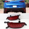 2PCS Reflector For Mazda CX-3 CX3 2015 2016 2017 2018 2019 2020 Car LED Rear Fog Lamp Brake Light Turn Signal Light