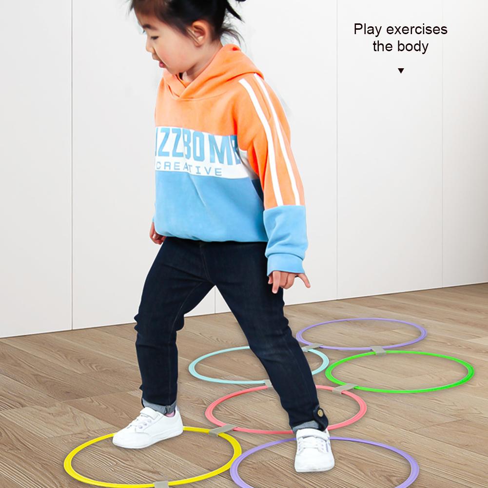 Plast Utendørs Sportsleker Gitter Hoppering Sett Spill Foreldre Barn Interaktiv Tidlig-utdanning Læremidler Fysisk Trening Leker