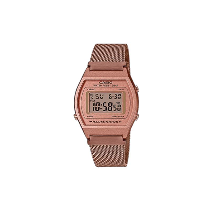 

Casio CASIOVINTAGE series - square retro classic small square watch 50 meters waterproof quartz movement stainless steel strap Japanese and B640WMR-5A чёрный