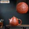 270ml Classic Yixing Purple Clay Teapots Famous Artists Handmade Dragon Egg Pot Raw Ore Zhu Mud Kettle With Infuser Zisha Teaset