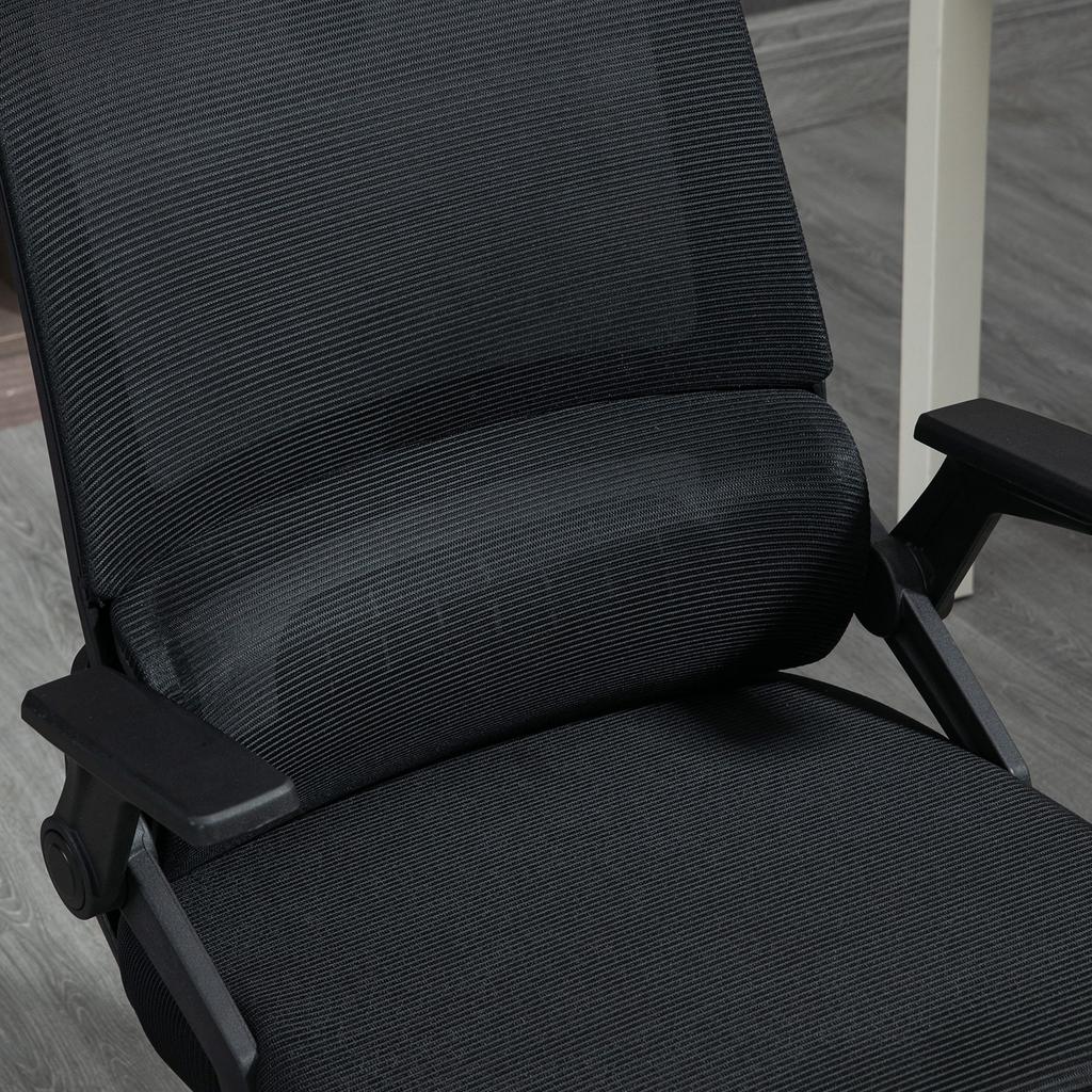 Office Chair Desk Chair Office Chair, height-adjustable, 1 headrest, 60 x 61 x 121.5 cm, Black