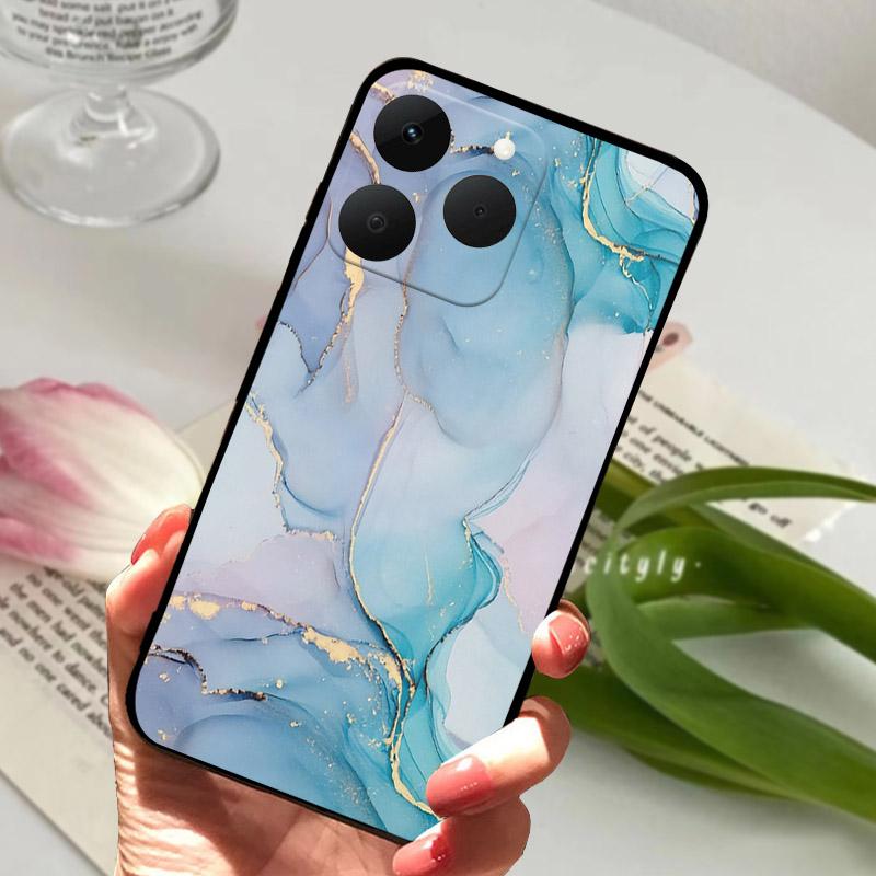 For Realme 15T 5G Case Luxury Fashion Shockproof Silicone Soft TPU Phone Cover For Realme 15 T Realme15T RMX5111 RMX5112 Bumper
