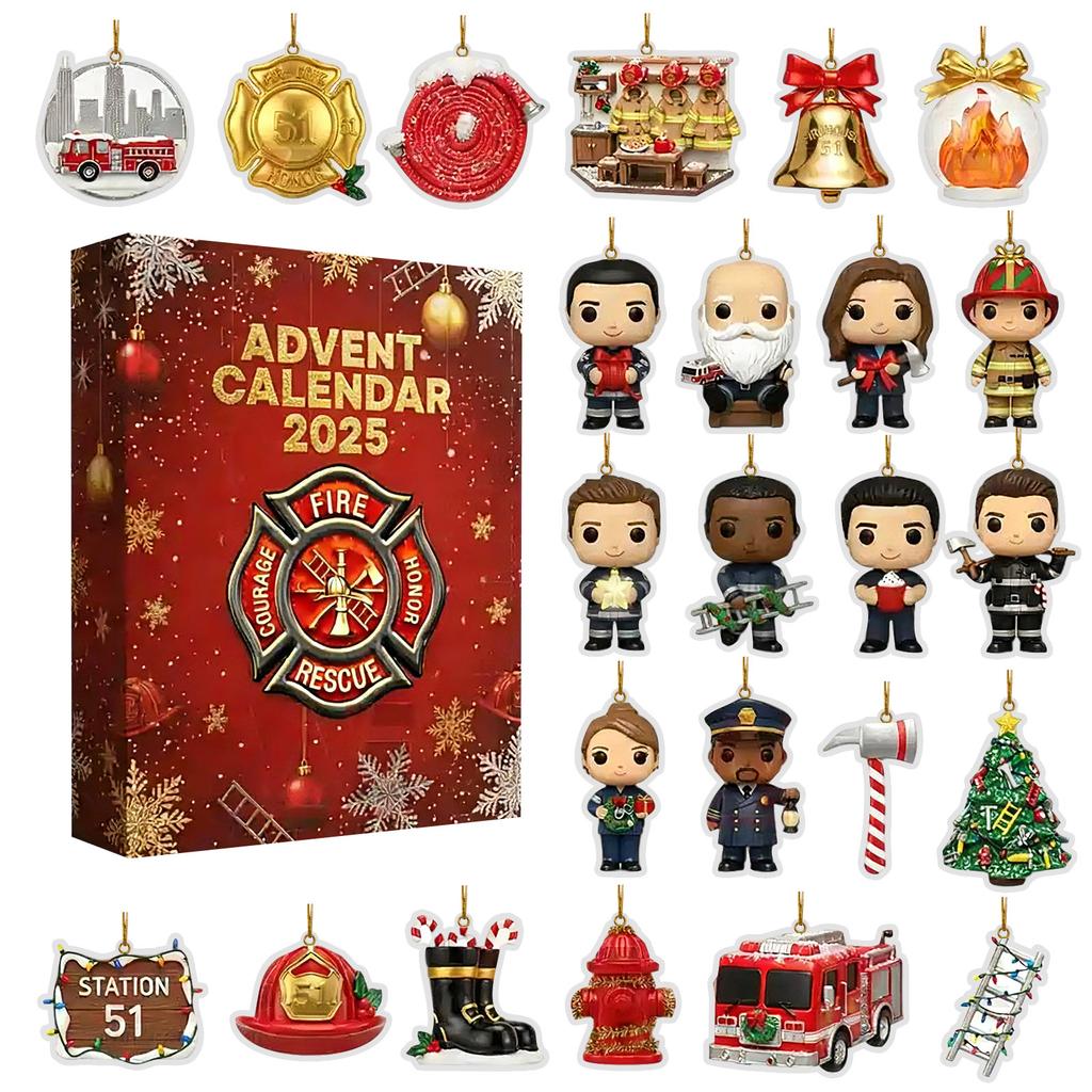 Calendarul de Advent Conține 24 de cadouri, figuri drăguțe pentru păpuși, calendar de advent, calendar de numărătoare inversă cu jucării surpriză, figurine de colecție cadou pentru copii