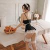 Übergröße Europäisches & Amerikanisches High-End Versuchung Dienstmädchen Dessous Set