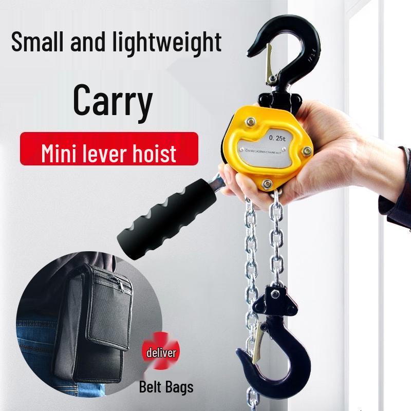 

Jun Ding Ying 0.75T 1.5M Mini Hand Lever Hoist