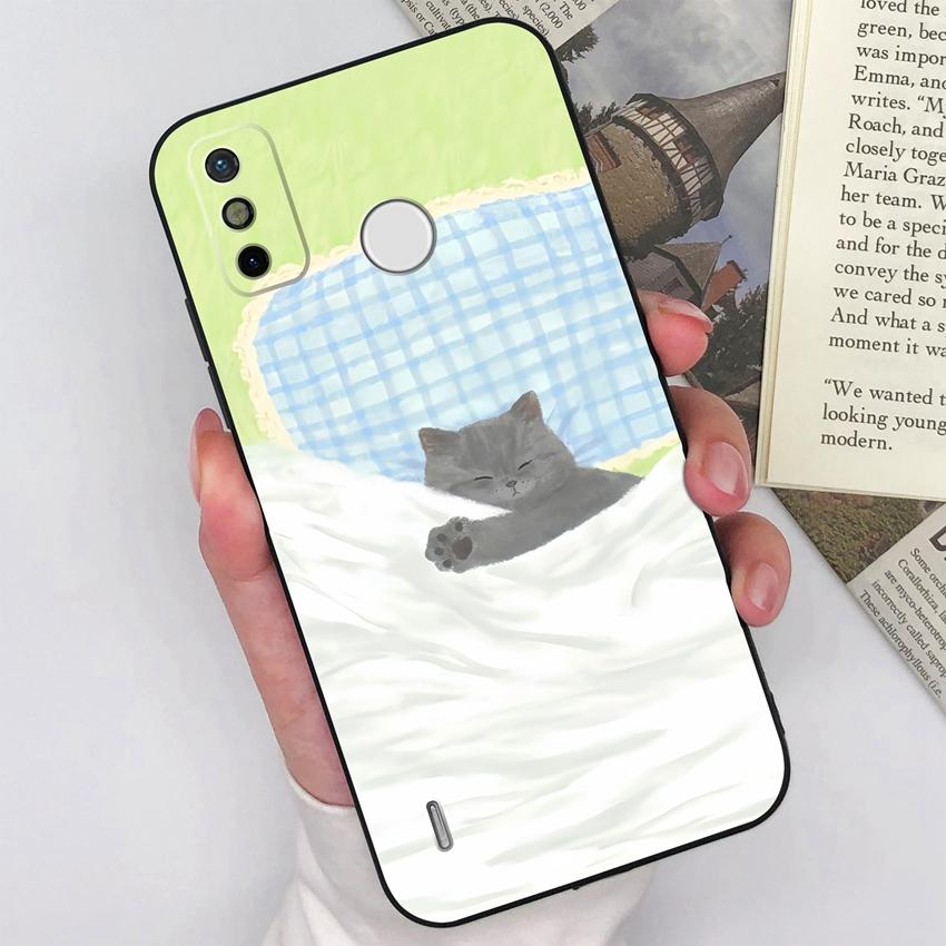 For Tecno Spark GO 2023 2022 2021 2020 2 3 Camon 12 15 Air Pro Pop 7 Phone Case Cute Cartoon Animal Patterns Matte Silicone Back Cover For Tecno Shell