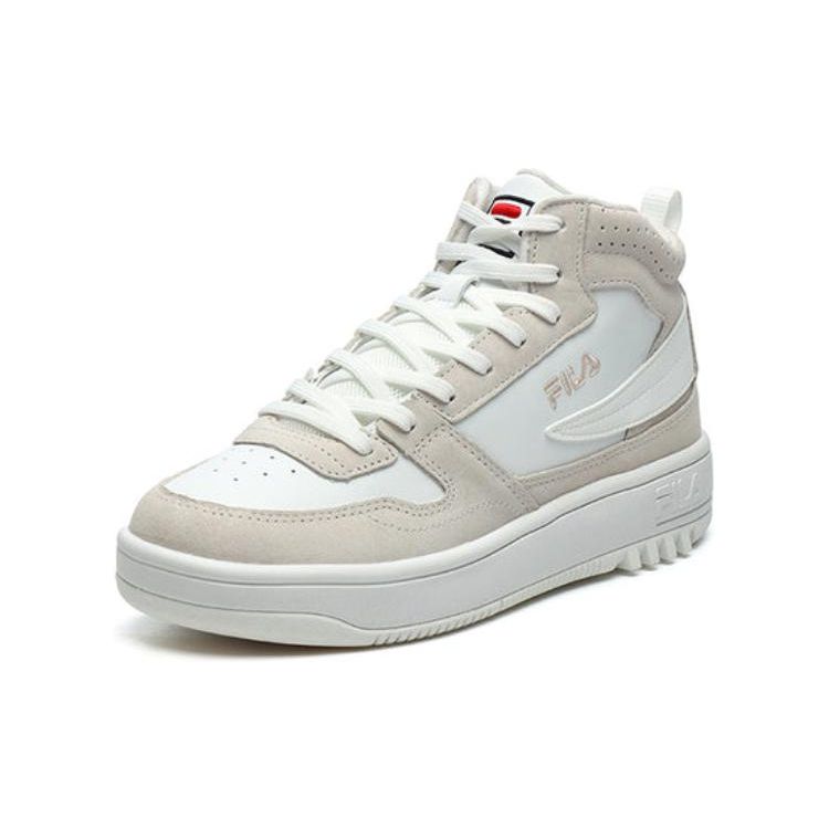 FILA Ventuno Retro Casual Mid-Top Sneakers Women Sneakers Bright-White Pink F12W216205FPB