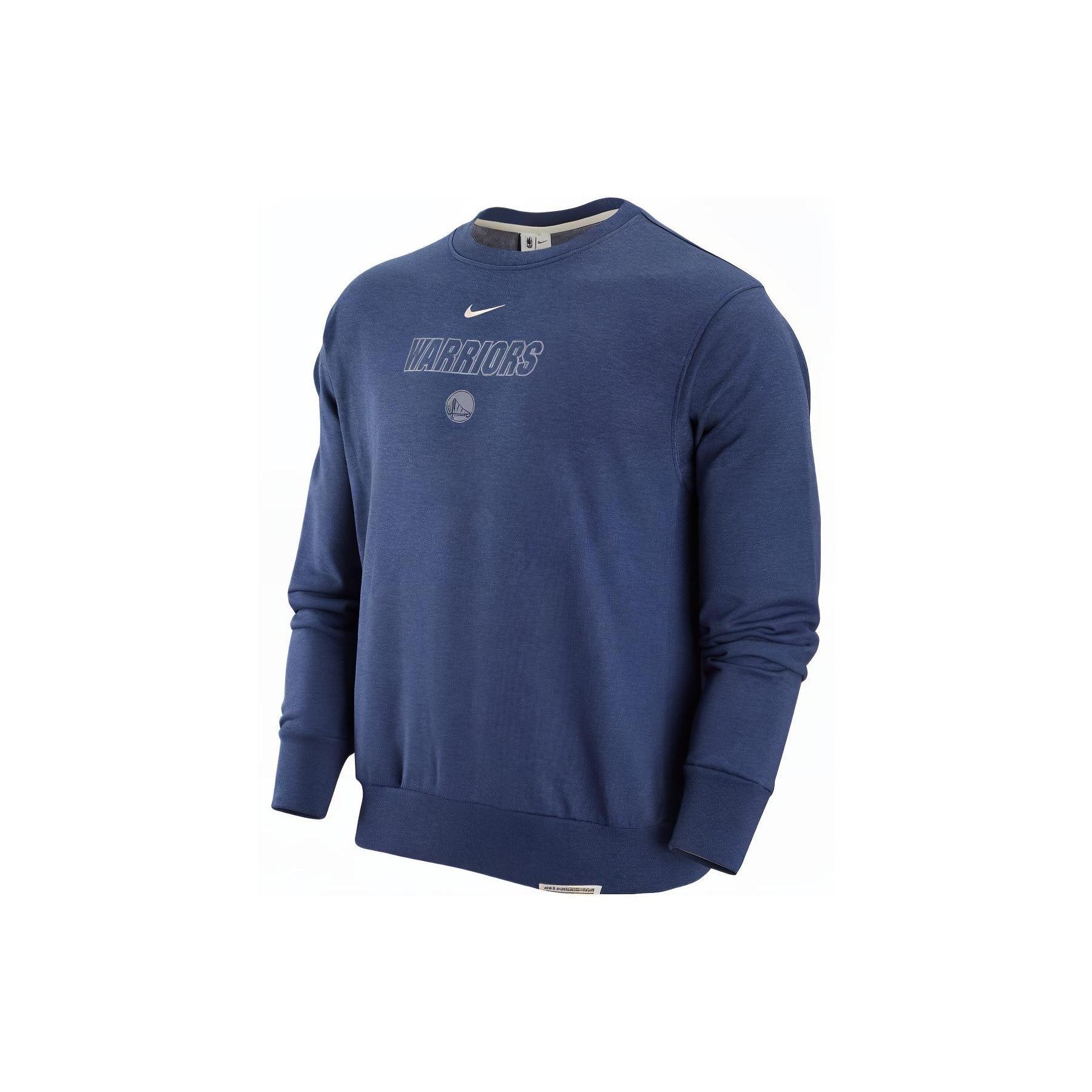 Nike Warriors logo sweatshirt Blue Men s FB5349-437 M