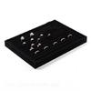 Stackable Velvets Jewelry Presentation Tray Necklaces Bracelets Earring Storage Organiser Multifunctional Rings Holder