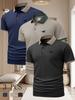 3 Stück Herren-Poloshirts mit Pferde-Printmuster - Sommerlich Lässig Kurzarm & Mit Kragen T-Shirt Top Mode Lässig Täglich Business Hemd