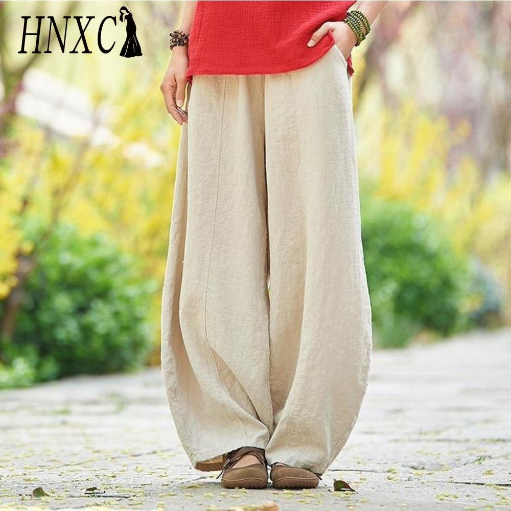 

HNXC Женские модные повседневные брюки и капри с однотонным принтом XXL бежевый