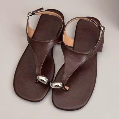 Flats Women Clip Toe Sandals Casual Cozy Walking Shoes Summer Trend Woman Slippers 2025 New Brand Dress Beach Female Zapatillas