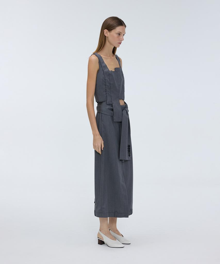 Meuameu Tied Detail Long Skirt