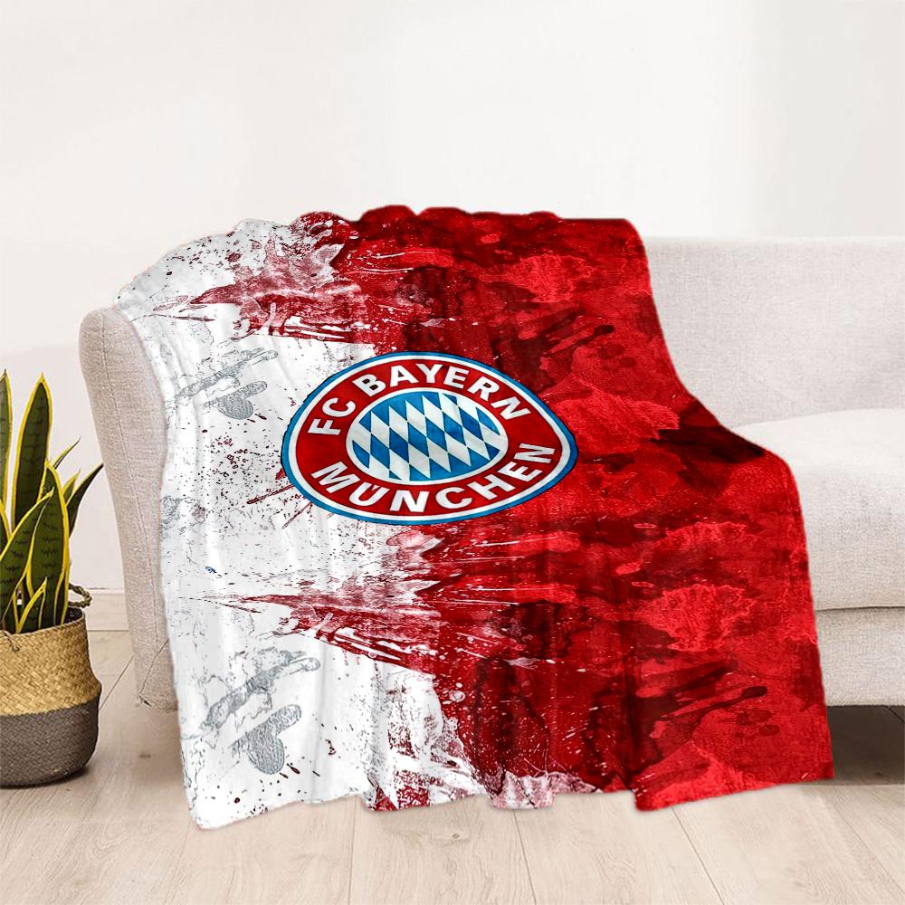 Bayern Munich Blanket Soft Warm Cozy Great for Bed Couch Office Chair for All Seasons Stylish Decor Best Holiday Gift for Friends Family