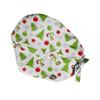 Fashion Christmas Theme Pharmacy Baotou Caps Medical Pet Clinic Doctors Surgical Hat Nurse Caring Headwear with Buttons