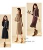 Goddess Style Knitted Two-Piece Set: Mid-Length Long-Sleeve Dress for Fall/Winter 2025