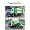 1/32 City Sweeper Model Toy Car Metal Diecast Sanitation Garbage Trucks Sound Light Pull Back Engineering for Kids Edutainment