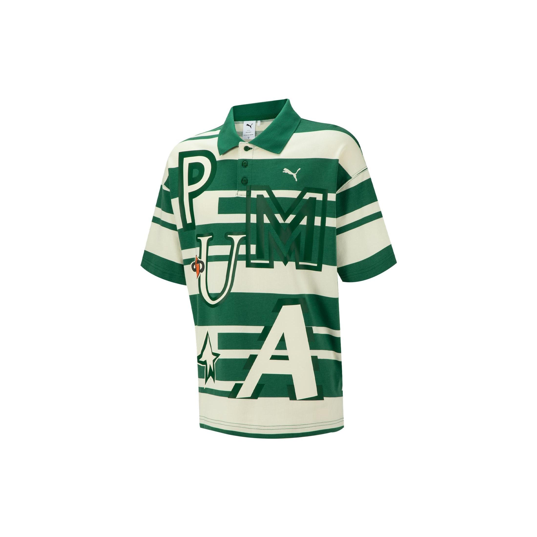 

Новая футболка-поло PUMA SS23 Унисекс Темно-зеленая 539985-37 L