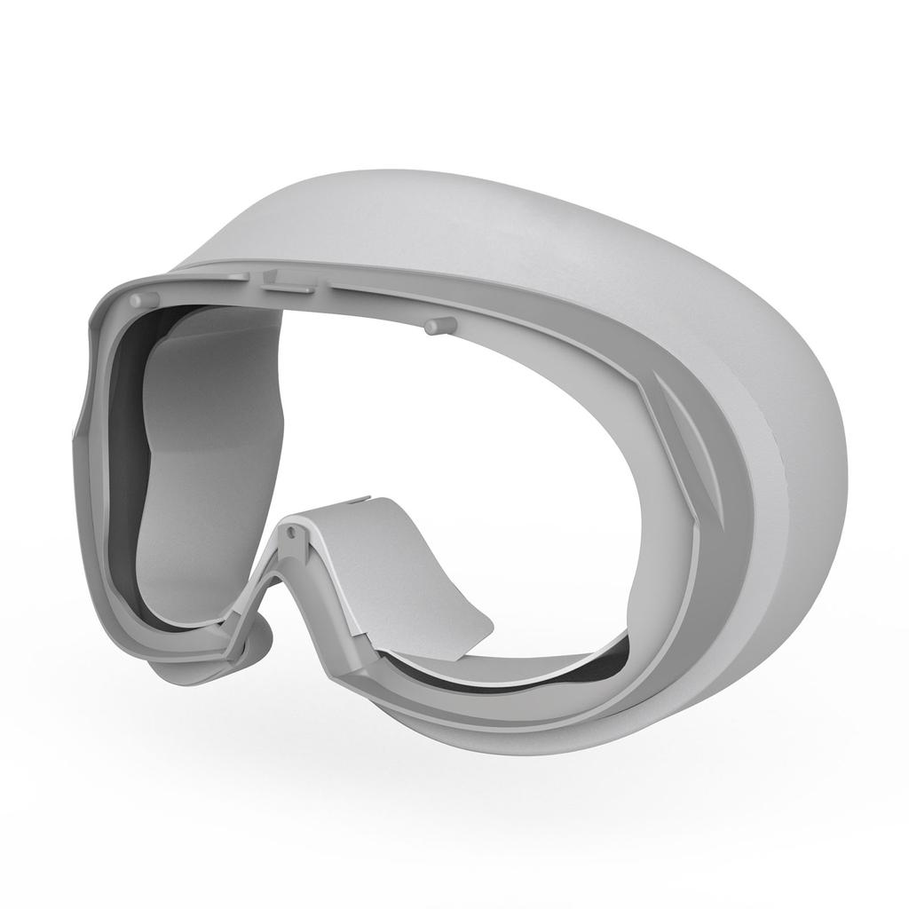 VR Silicone Interface Cover for Pico 4 VR Headset Anti-Leakage VR Silicone Pad Anti-Leakage Light Blocking Sleeve