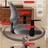 2pcs Set Stretch Elastic Computer Chair Cover Breathable Washable Office Chair Slipcover Velvet Seat Slipcover Rotating Chair