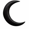 Handcarved Crescent Hair Fork Elegant Handcrafted Hair Stick Wooden Half-Moon Hairpin  Accessory