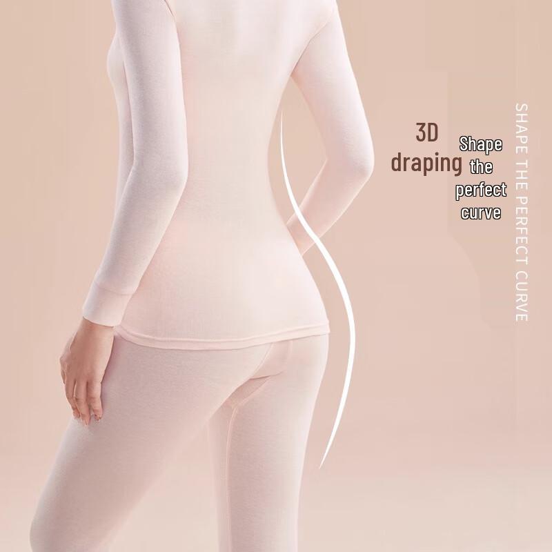 Langsha Women's 100% Cotton Thermal Underwear Set